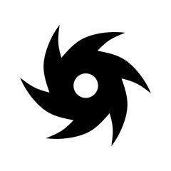 tornado icon vector on white background. storm icon