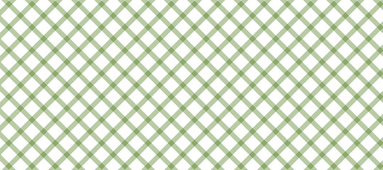 Green and white diagonal fabric texture background