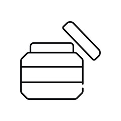 Facial Cream vector icon