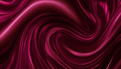 Fototapeta premium Curtain. Black dark purple red burgundy maroon magenta pink rose abstract background. Silk satin fabric. Silky shine glitter. Soft folds draped wave wavy line.Beautiful elegant luxury festive romantic