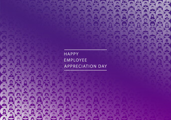 Happy Employee Appreciation Day Background Template