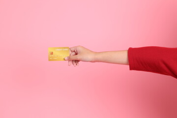 hand Holding credit card