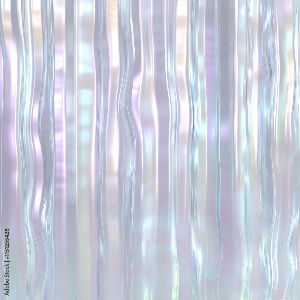 Poster abstract wavy patterns in soft pastel colors create a serene and ethereal atmosphere.
