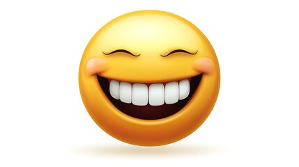 Happy Smiling Emoji Face Joyful Fun Positive Expression