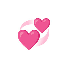 Revolving Hearts Emoji
