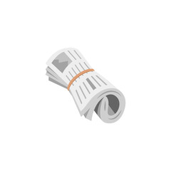 Rolled Newspaper Emoji
