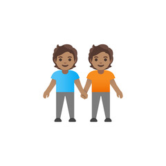 Holding Hands Couple Emoji (Men)
