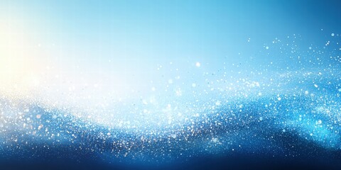 Sparkling Blue Glitter Background
