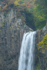苗名滝の水煙