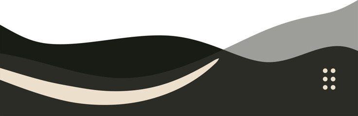 Business Wave Footer