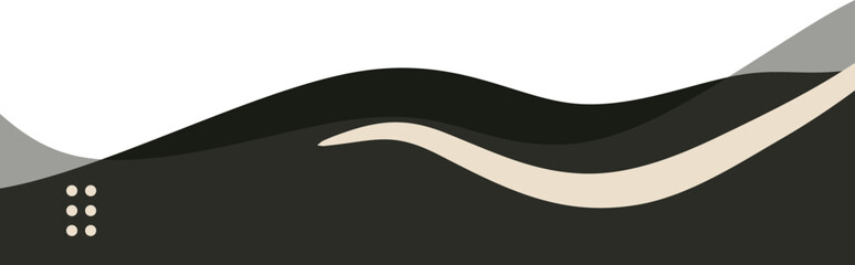 Business Wave Footer