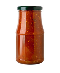 Glass jars with canned vegetables,