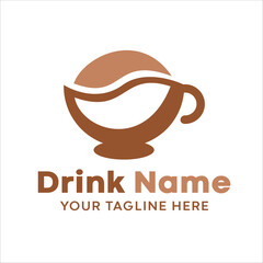 vector coffee logo, suitable for background logos etc