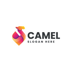 Camel Gradient Colorful Logo