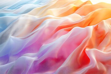 Obraz premium A serene color palette merging gently into harmonious gradients 