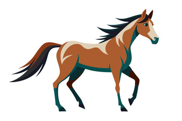  Stunning, healthy horse vector illustration showcasing elegance and vitality