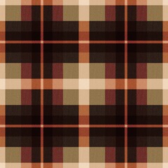 Seamless plaid pattern in earth tones. This can be used for printing on various surfaces like home textiles, fabrics, wallpapers, paper, etc. This backdrop can also be used for digital work.