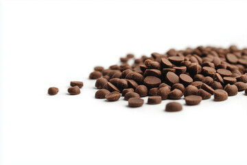 Naklejka premium Dog food isolated on white background