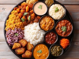 Savoring the royal rajasthani thali a culinary journey in rajasthan india