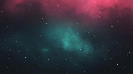 Naklejka premium Vibrant abstract background with cosmic colors and starry elements