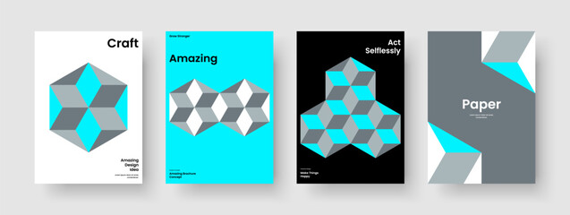Fototapeta premium Abstract Business Presentation Layout. Creative Book Cover Template. Isolated Flyer Design. Banner. Background. Brochure. Report. Poster. Advertising. Handbill. Brand Identity. Newsletter. Pamphlet