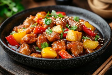 Sweet and Sour Pork with Pineapple