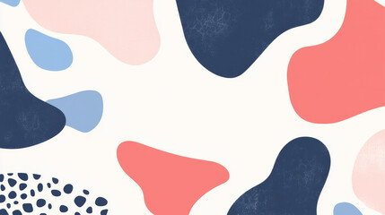 Abstract shapes in soft colors create vibrant and dynamic background