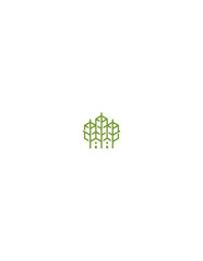 House and trees logo