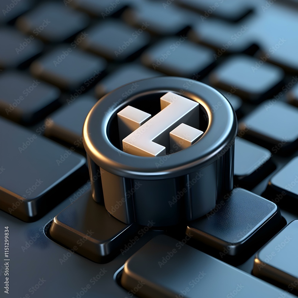 Poster concept of deleting unnecessary files on a computer keyboard