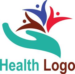 Health  Logo Design,  Hand Health Medical Logo,  Health Centre Logo Design,  Health organization logo, Health clinic branding, Custom health logo design, Creative health logo ideas.