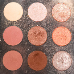 Cosmetics Ideas. Variety of Makeup Tools and Oroducts Neatly Arranged As Organized Display of Colors Including Brushes And Essentials