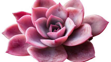 Pink Succulent Blossom: A captivating close-up of a vibrant pink succulent, showcasing its intricate details and delicate texture. The soft, rosy hue evokes feelings of tranquility and growth. 