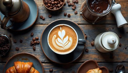 Here are some different styles of flat lay photography that can be used.