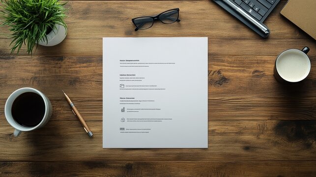 Corporate letterhead with a structured layout, including a sidebar for social media icons and a footer for legal disclaimers.