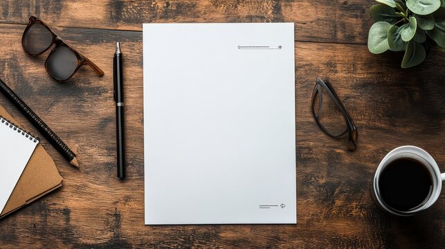 Corporate letterhead with a structured layout, including a sidebar for social media icons and a footer for legal disclaimers.