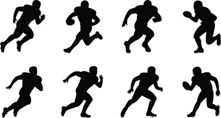 Dynamic Baseball Silhouette Set for Game Day Posters, Event Promotions and Sports Logos.
