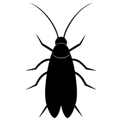 silhouette of a bug