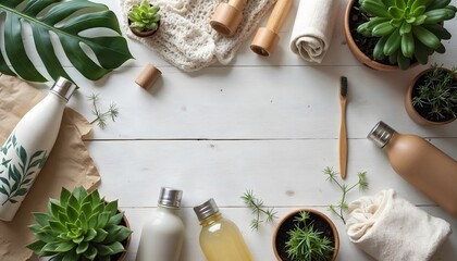 Here are some different styles of flat lay photography that can be used.