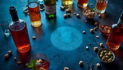 Here are some different styles of flat lay photography that can be used.