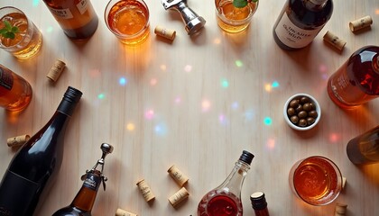 Here are some different styles of flat lay photography that can be used.