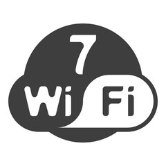 Flat symbol of free wifi zone
