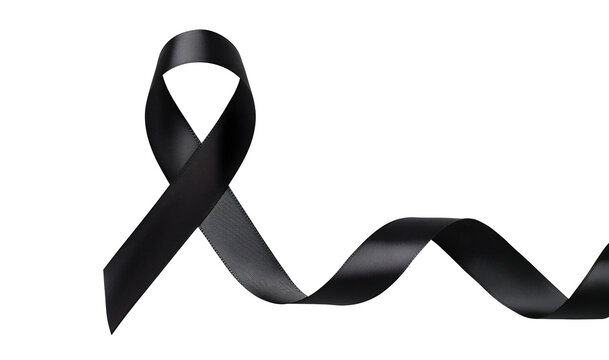 black awareness ribbon