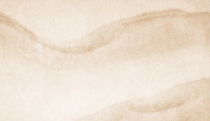 watercolor art cream background. Old paper. Marble. Stone. Beige watercolor texture for cards, flyers, poster, banner. Stucco. Wall. 