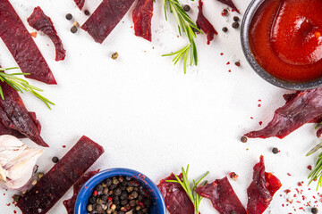 Dried meat snack, jerky meat