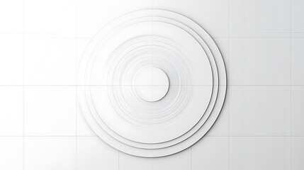Abstract concentric circles on a white background.