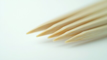 A toothpick in a dozen on a white background