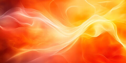 Obraz premium Abstract background featuring smooth gradients in warm orange and yellow tones