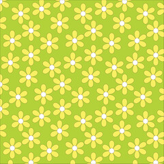 seamless background with flowers