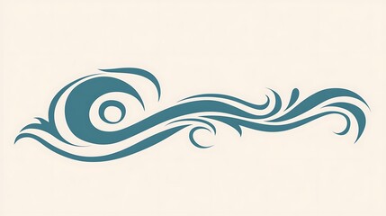 Abstract wave design.