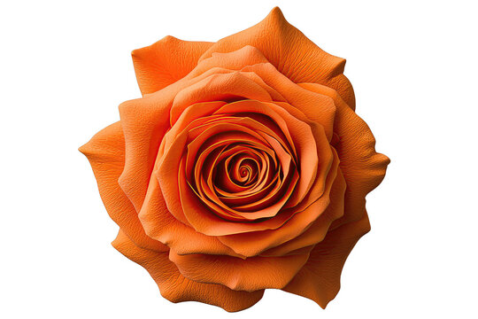 Rose vibrant idea. A vibrant orange rose showcasing delicate petals and intricate details.